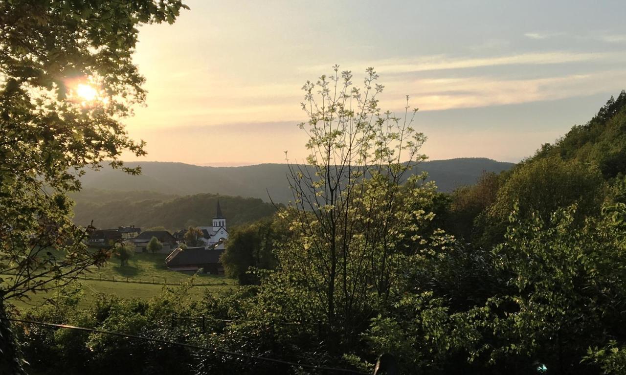 Gasthof Burg Hausen Hotel Heimbach Bagian luar foto