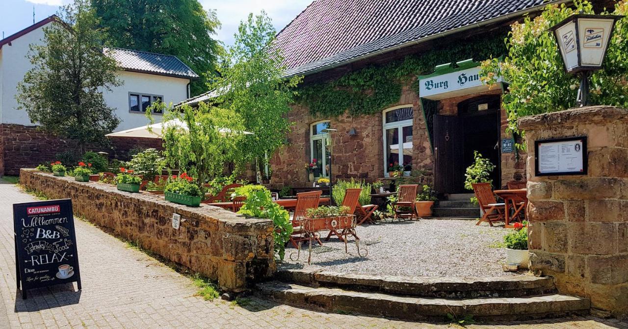 Gasthof Burg Hausen Hotel Heimbach Bagian luar foto